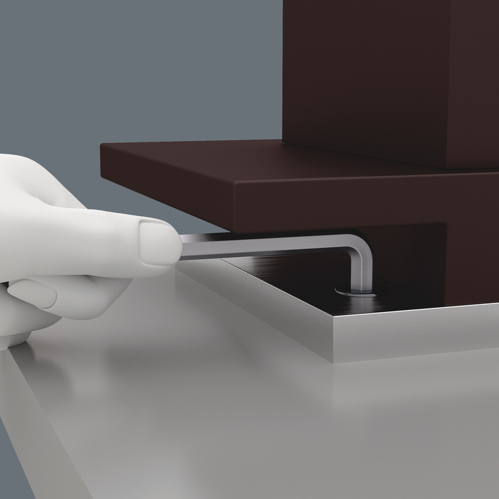 Clés mâles coudées, syst. métrique, chromées 950 PKLS Hex-Plus 3,0 WERA - 05022043001