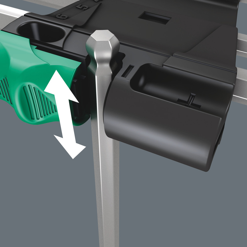 Magnet 1 Jeu magnétique de clés mâles coudées, syst. métrique, chromées 950/7 Hex-Plus magnétique 1 WERA - 05022101001