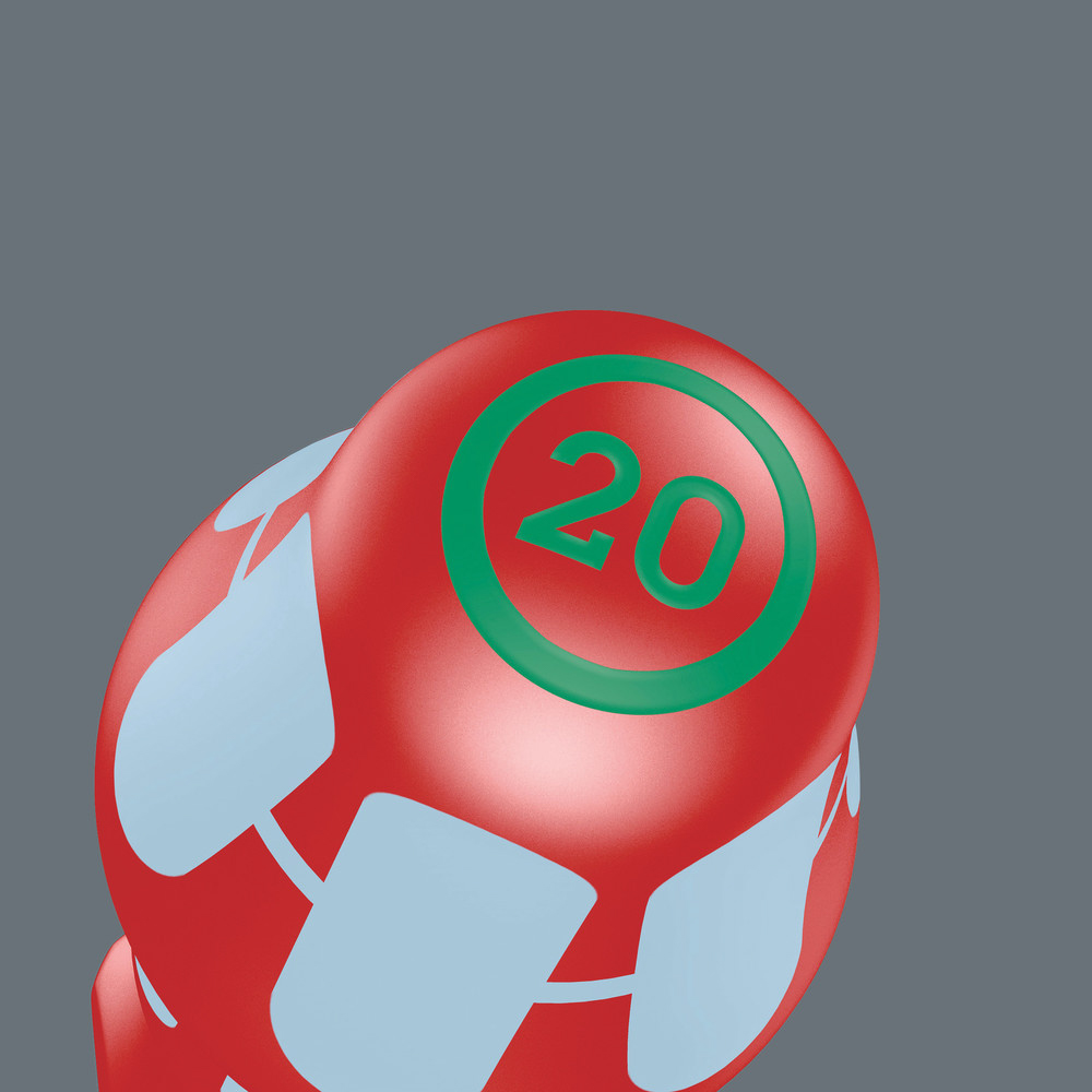 VDE Tournevis isolé pour vis TX, acier inox 3167 i TORX 8 x 80 mm Wera - 05022760001