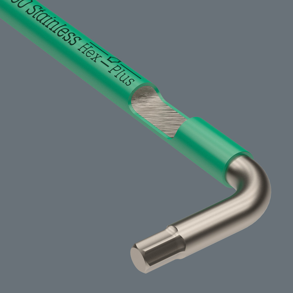 Clés mâles coudées,syst. impérial,acier inoxydable 3950 SPKL Multicolour Hex-Plus 1/8