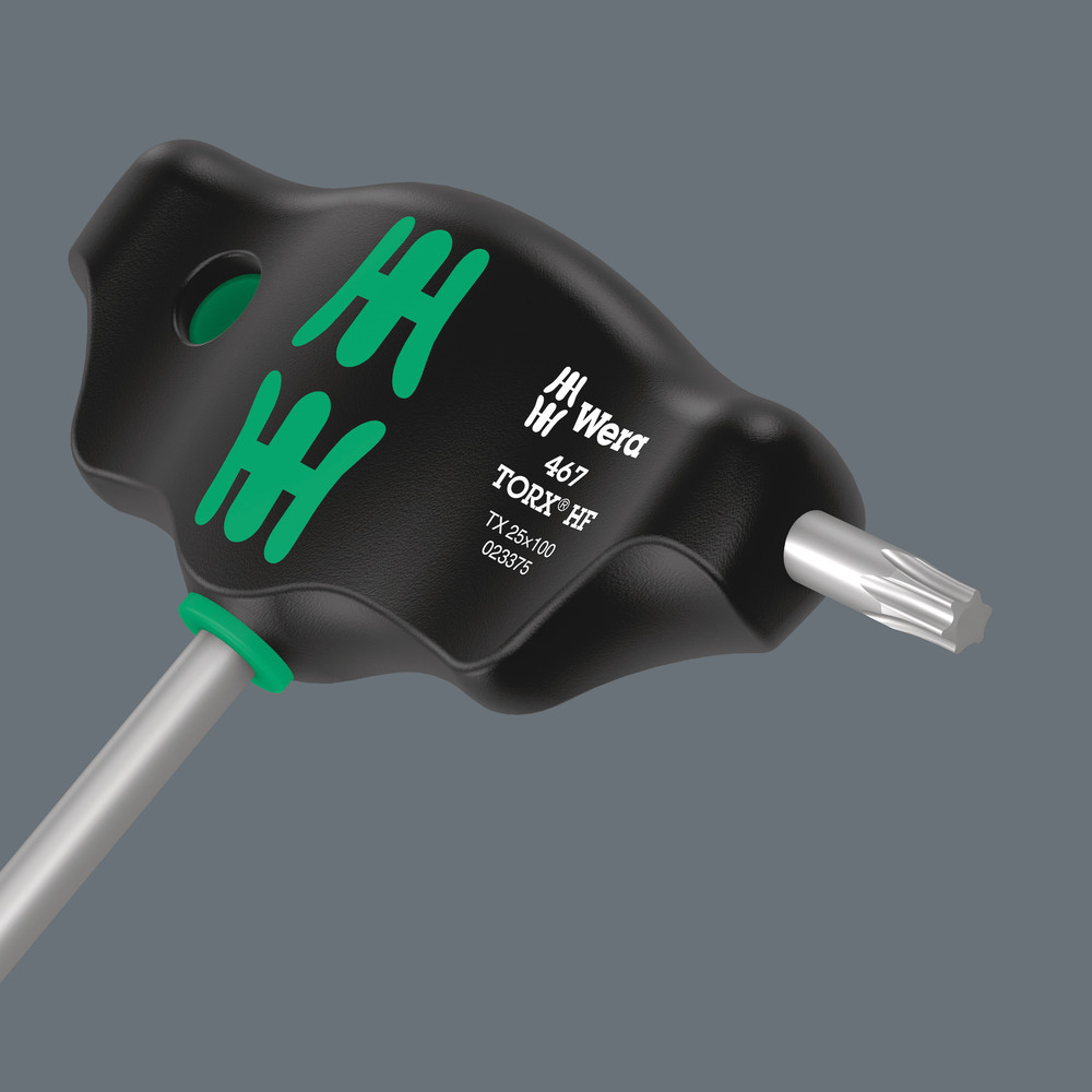 TORX® HF Tournevis en T avec fonction de retenue 467 TORX HF 25 x 200 mm WERA - 05023376001