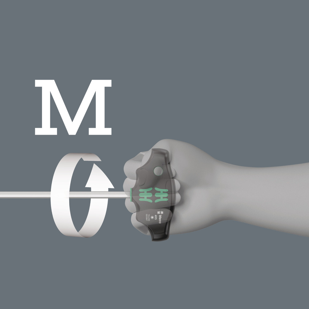 Tournevis en T à douille 495 6 x 230 mm WERA - 05023383001