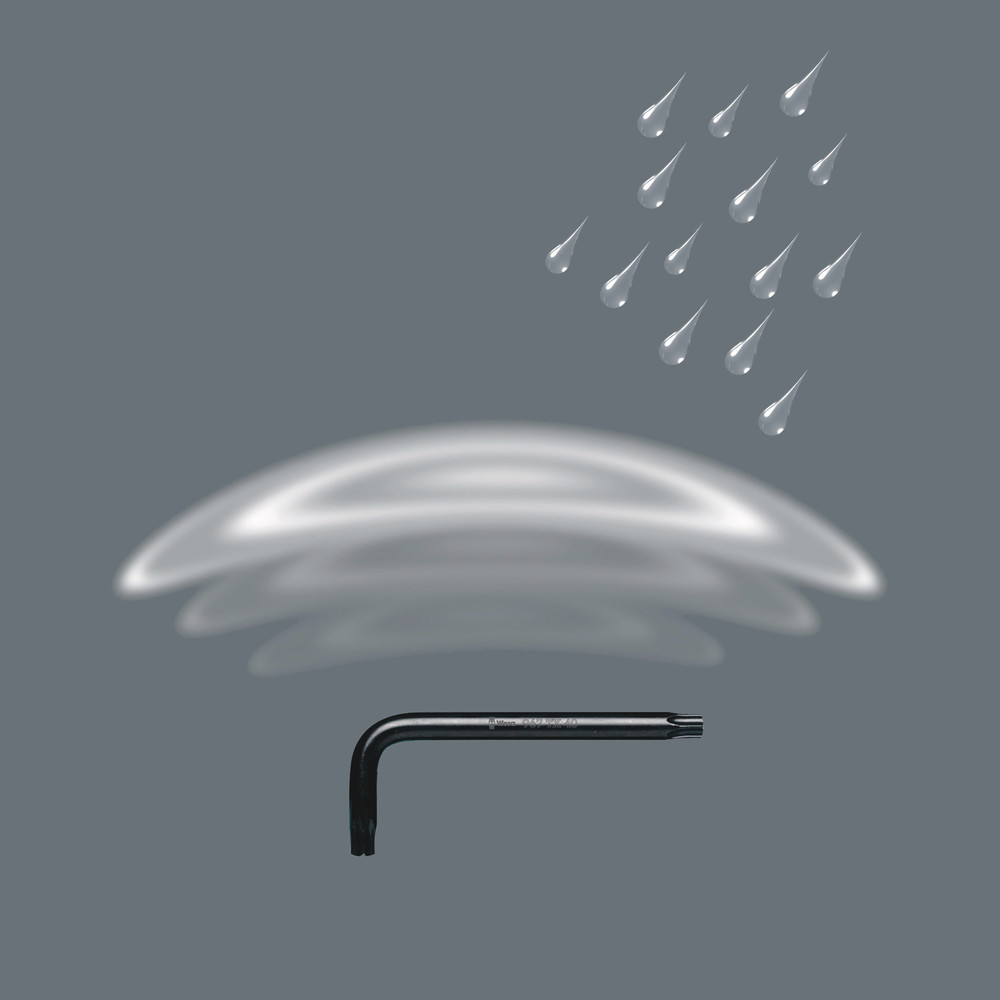 Clés mâles coudées TORX®, BlackLaser 967 TORX 27 WERA - 05024013001