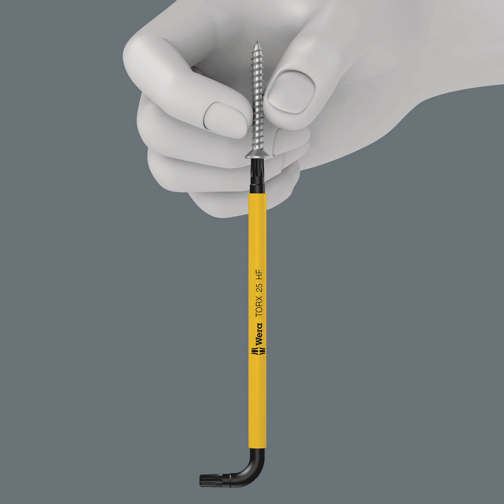 Multicolour Clés mâles coudées avec fonction de retenue 967 SL TORX HF 10 WERA - 05024172001