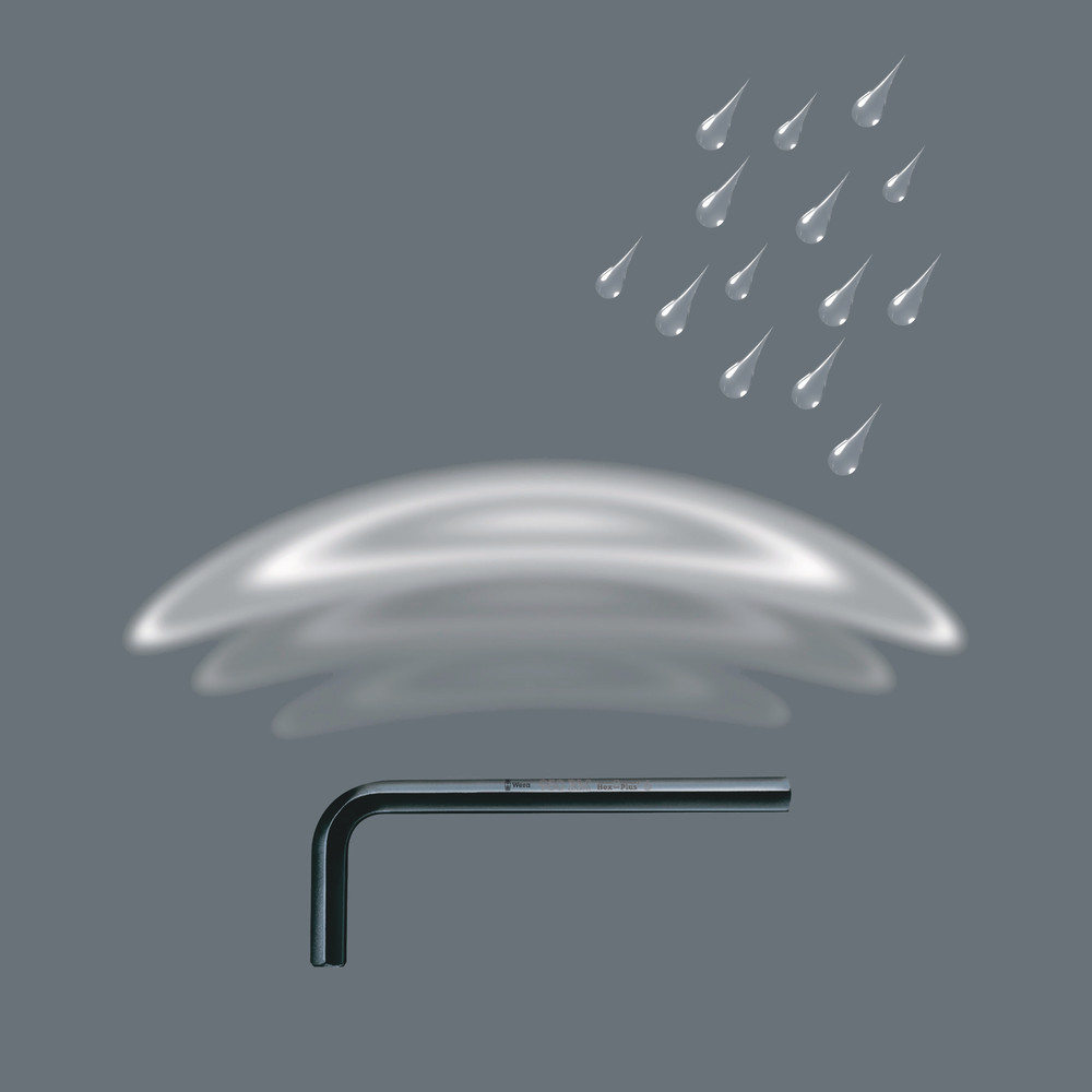 Clés mâles coudées, syst. métrique, BlackLaser 950 BM 1,5 WERA - 05027201001