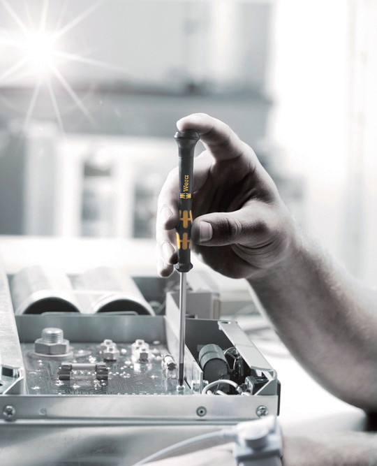 Jeu de tournevis électronicien + Rack 1550/6 ESD WERA - 05030180001