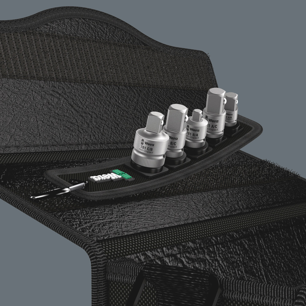 Jeu d'adaptateurs, 5 pièces 781/5 Set 1 Wera - 05042680001