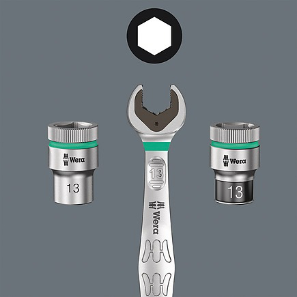 Jeu de 39 tournevis interchangeables WERA Hexagonale Hex-plus Phillips Pozidriv plat - 05049055001