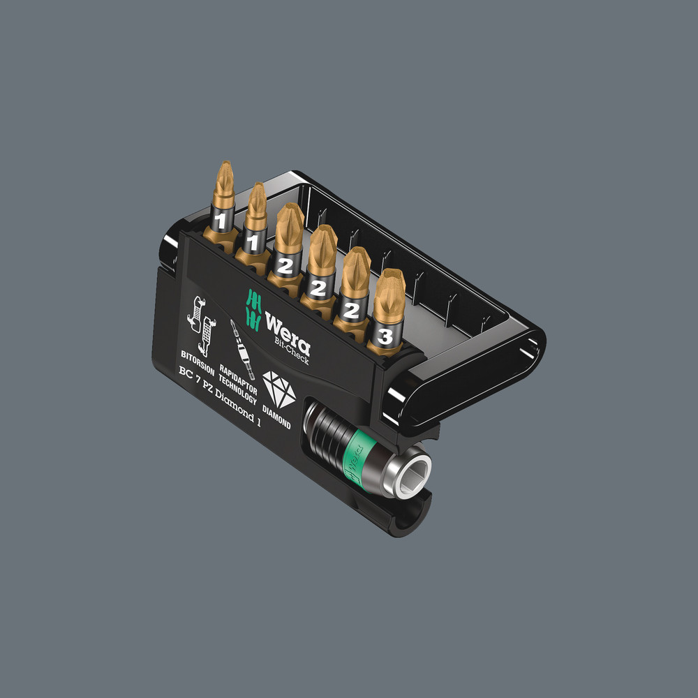 Bit-Check 7 PZ Diamond 1 Bit-Check 7 PZ Diamond 1 WERA - 05057412001