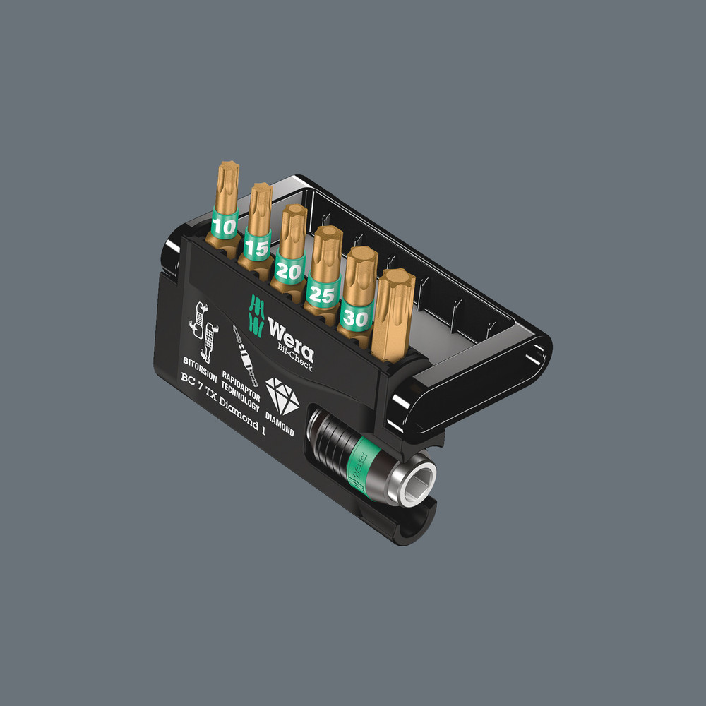 Bit-Check 7 TX Diamond 1 Bit-Check 7 TORX Diamond 1 WERA - 05057415001