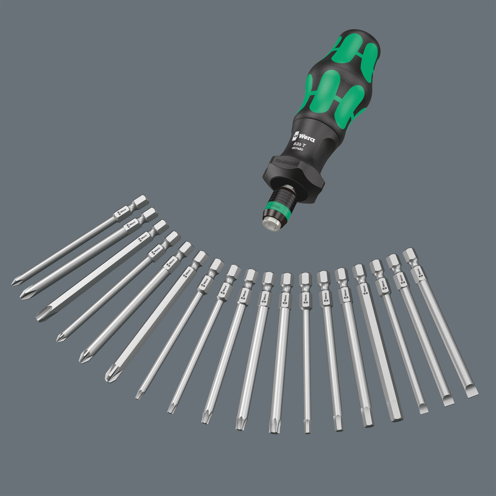 Porte-embouts Turbo avec mandrin à serrage rapide Rapidaptor 826 T Turbo WERA - 05057480001