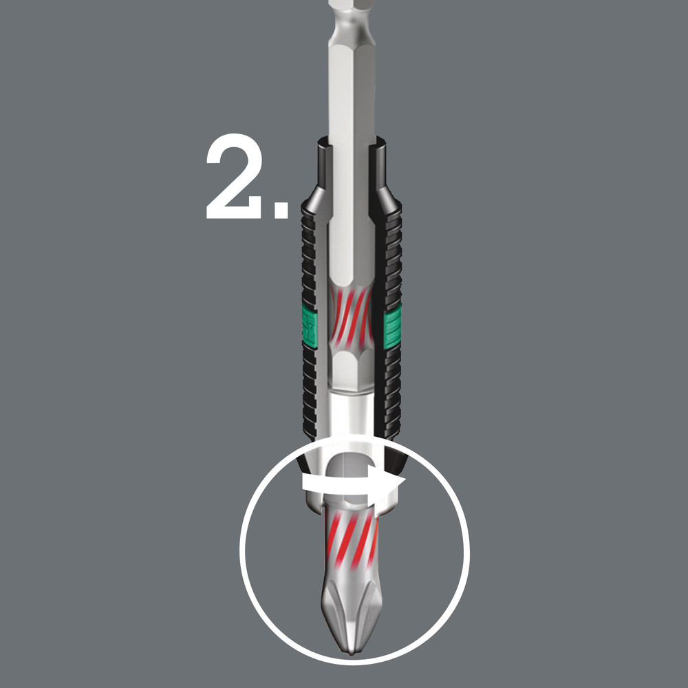 Embouts BTZ pour vis à empreinte carrée 868/4 BTZ # 3 x 50 mm WERA - 05060149001