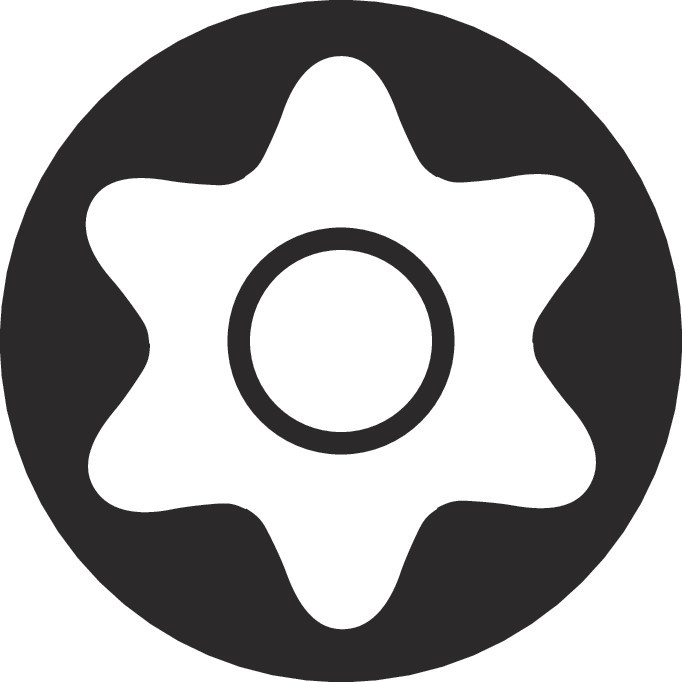 Embouts TORX® ZA (= avec goupille centrale) 867/1 ZA TX 25 x 25 mm WERA - 05066083001