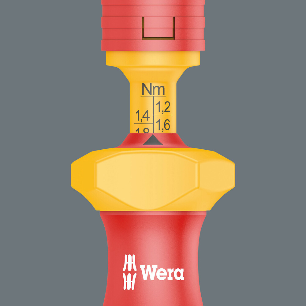 Série 7400 VDE Kraftform Manche dynamométrique réglable (0,3-3,5 Nm) 7441 VDE SB WERA - 05074750001