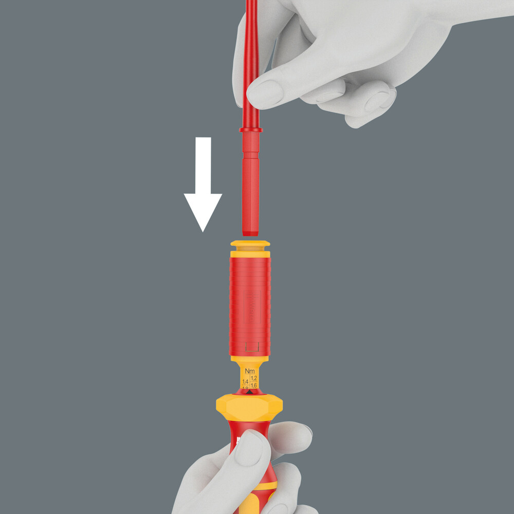 Série 7400 VDE Manche dynamométrique réglable (0,3-3,5 Nm) 7440 VDE 0,3 - 1,2 Nm WERA - 05074752001