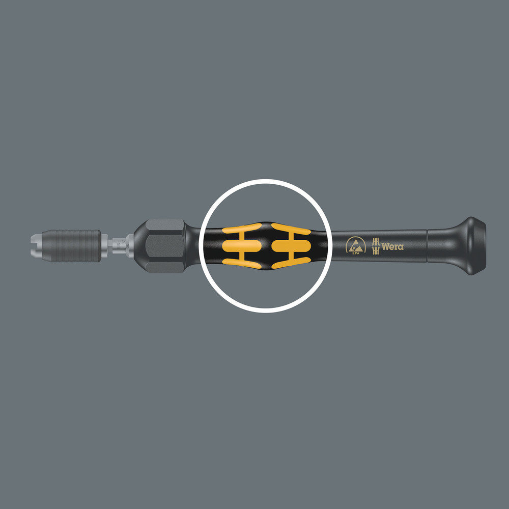 Micro Tournevis dynamométrique (0,02-0,11 Nm) avec mandrin à serrage rapide 1430 Micro ESD 2,0 - 6,0 Ncm WERA - 05074802001