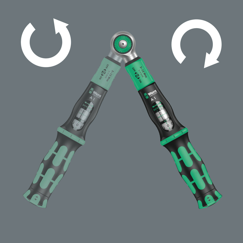 Clé dynamomé. +douilles+housse textile Safe-Torque A 1 Set Imperial 1 Wera - 05075831001