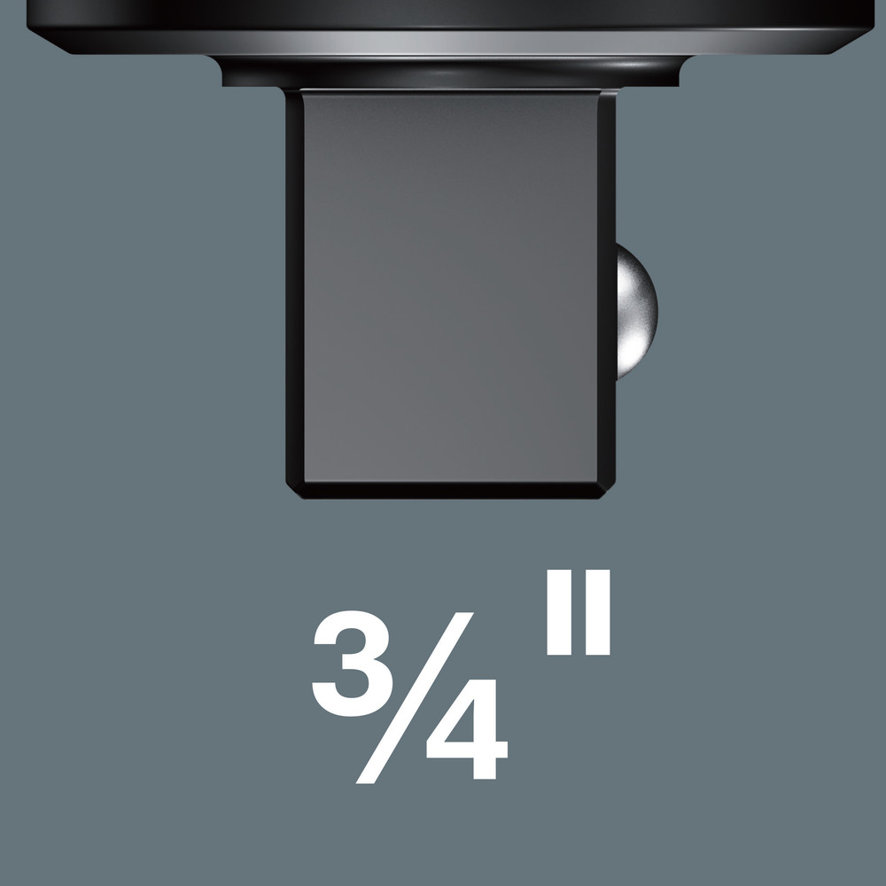Cliquet réversible interchangeable, 14x18 mm 7782 E 14x18mm Ratsche 3/4