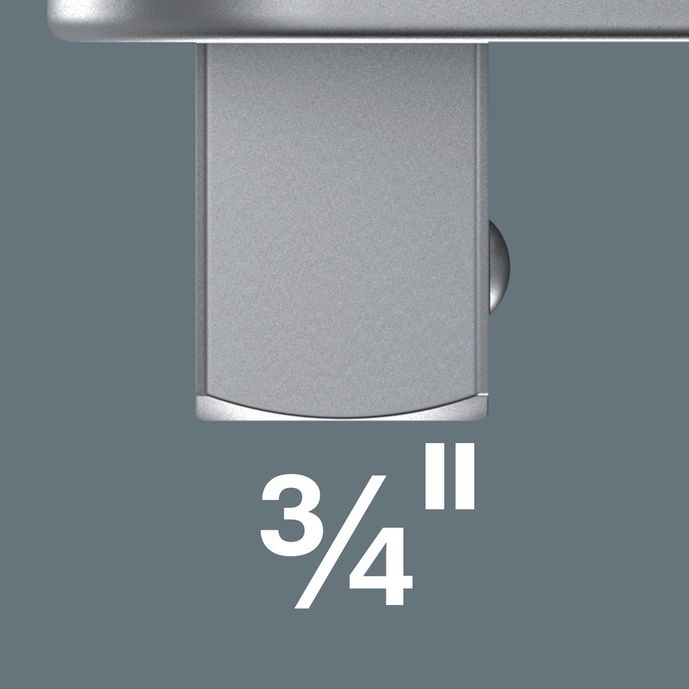 Carré traversant interchangeable, 14x18 mm 7783 E 14x18mm Durchsteckvierkant 3/4