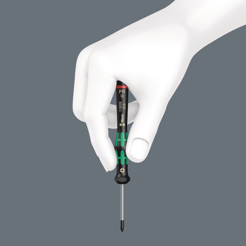 Tournevis électronicien pour vis à fente 2035 0,40 x 2,5 x 80 mm WERA - 05118008001