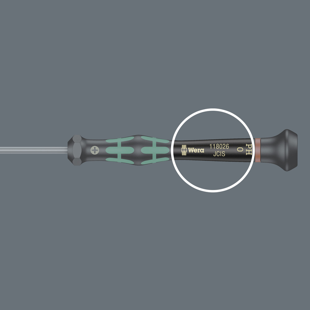 Tournevis électronicien pour vis à fente 2035 0,50 x 3,0 x 80 mm WERA - 05118010001
