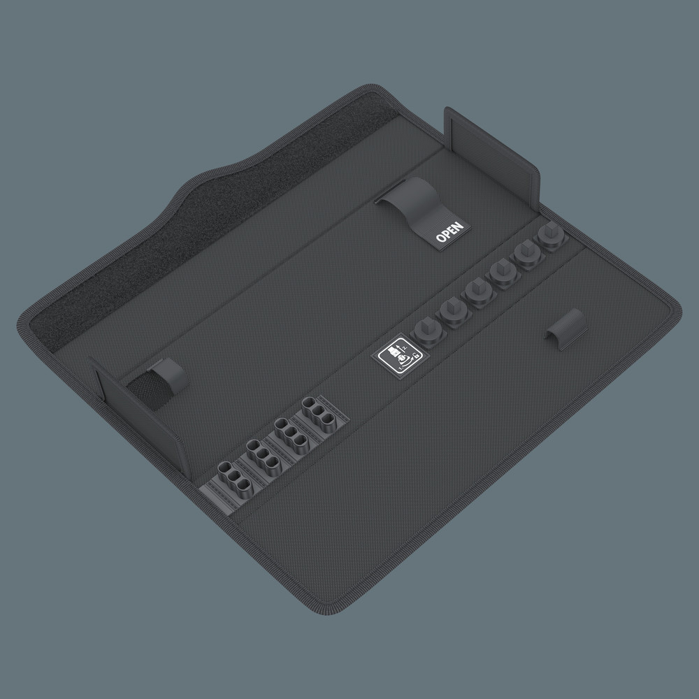 Trousse pour outils, vide 9446 Housse textile Click Torque A 6 Wera - 05136522001