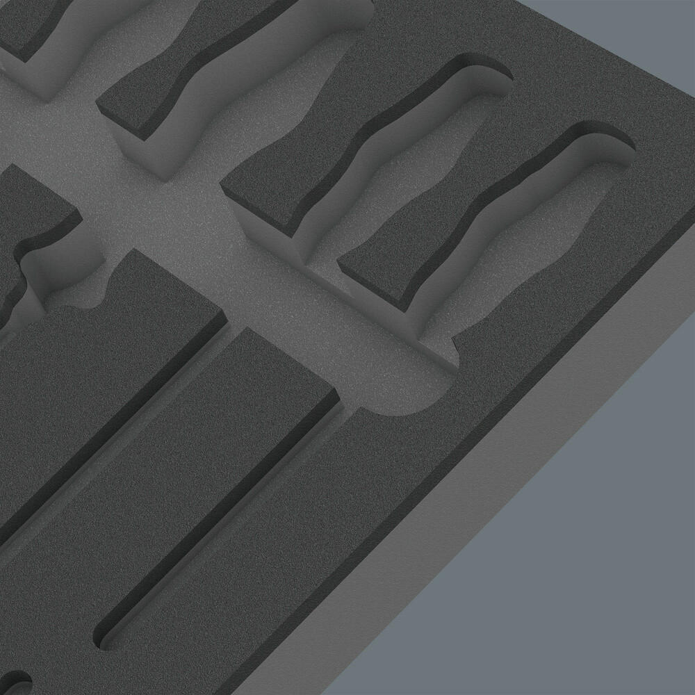 Pièce de rechange, sans outils 9810 Insert en mousse pour jeu de tournevis 1 Wera - 05137310001