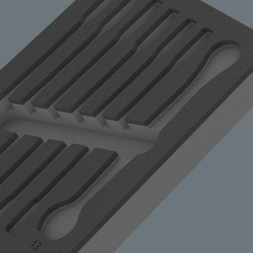 Pièce de rechange, sans outils 9830 Insert en mousse pour jeu de 6000 Joker 1 Wera - 05137330001