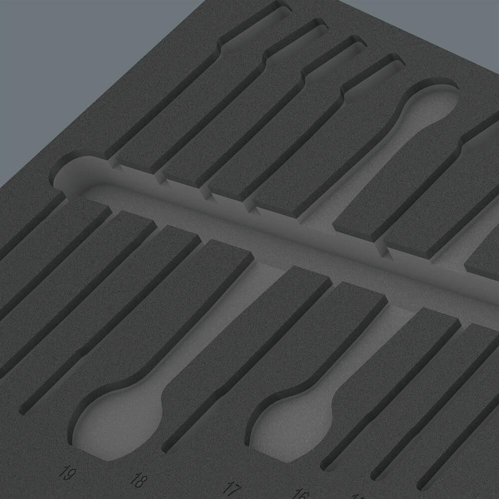 Pièce de rechange, sans outils 9831 Insert en mousse pour jeu de 6003 Joker 1 Wera - 05137331001