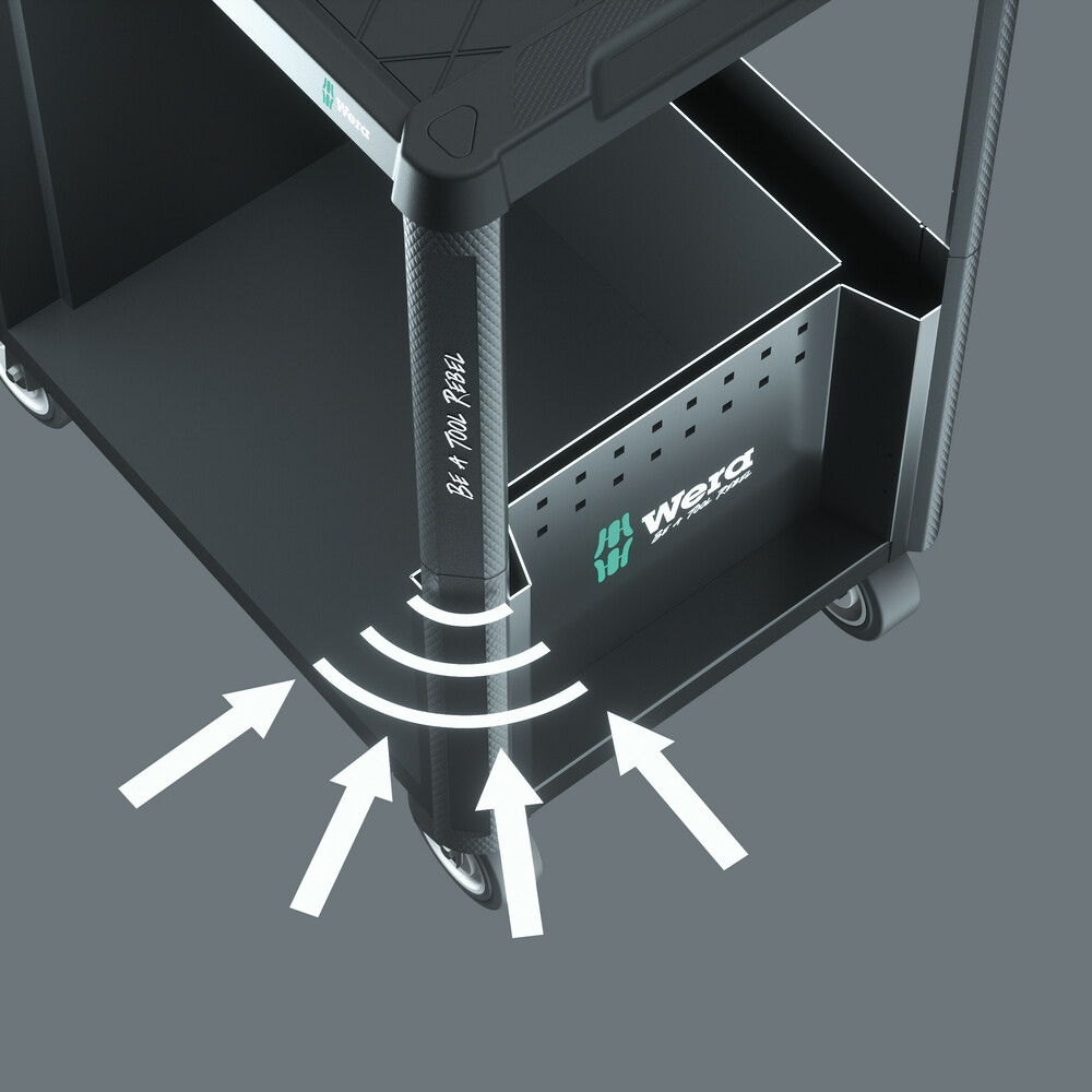 Servante d'atelier 7 tiroirs 94 pièces Tool Rebel 9700 Wera - 05150130001