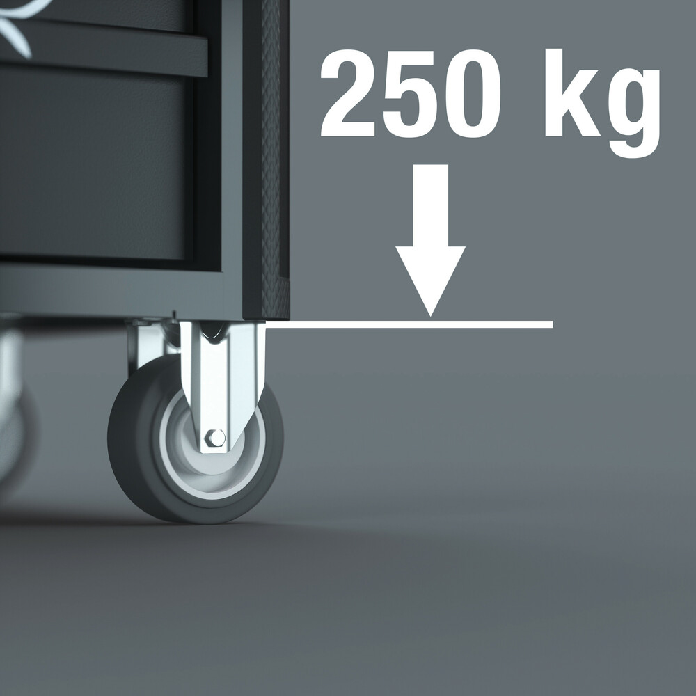 Servante d'atelier 7 tiroirs 94 pièces Tool Rebel 9700 Wera - 05150130001