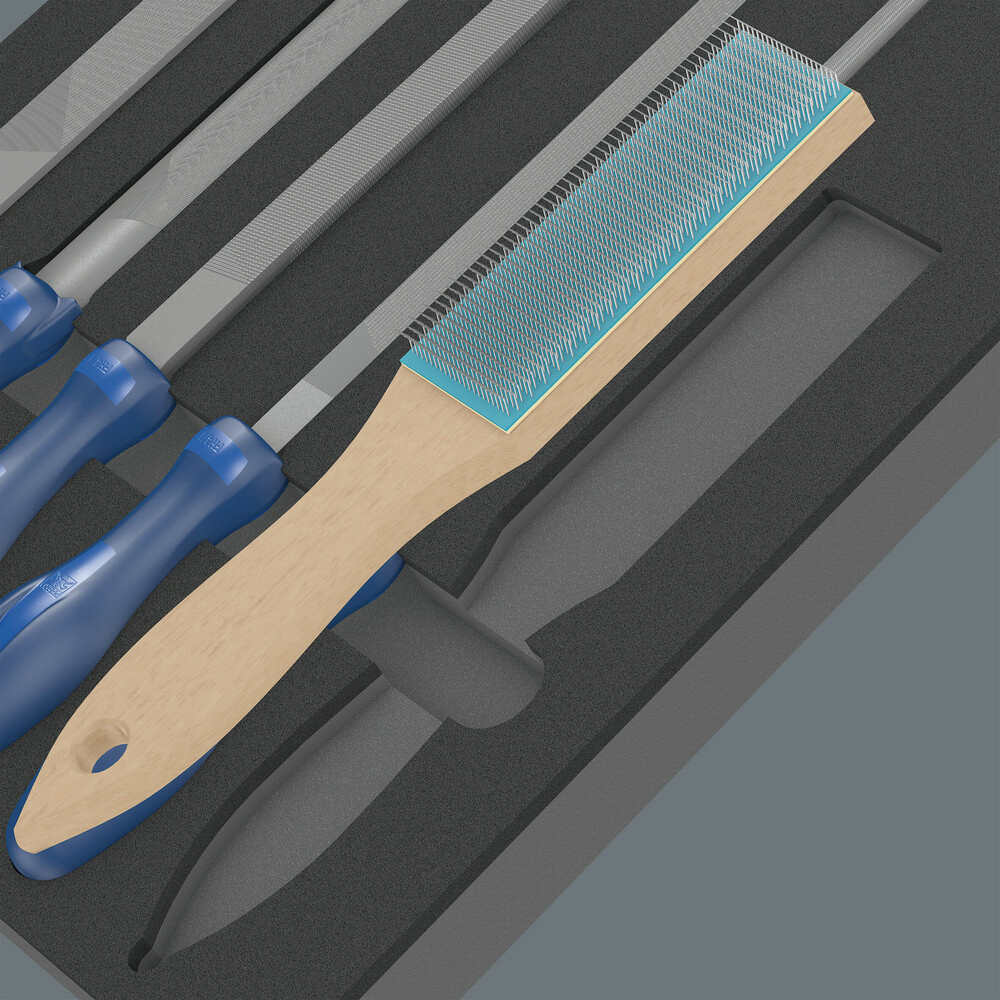 Jeu de limes 6 pièces 9783 Insert en mousse jeu de limes Pferd 1 Wera - 05150183001