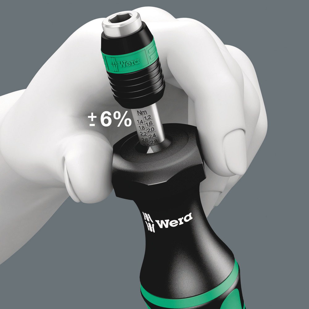 Jeu de tournevis dynamométriques Kraftform 2,5-55,0 in.lbs. 7445/46/47 in.lbs. WERA - 05350451001