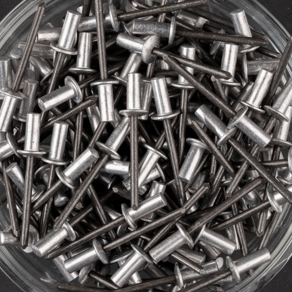 250 rivets étanches à aluminium/acier à tête plate à Ø4,8x12,5mm - SCELL-IT - WAD4812