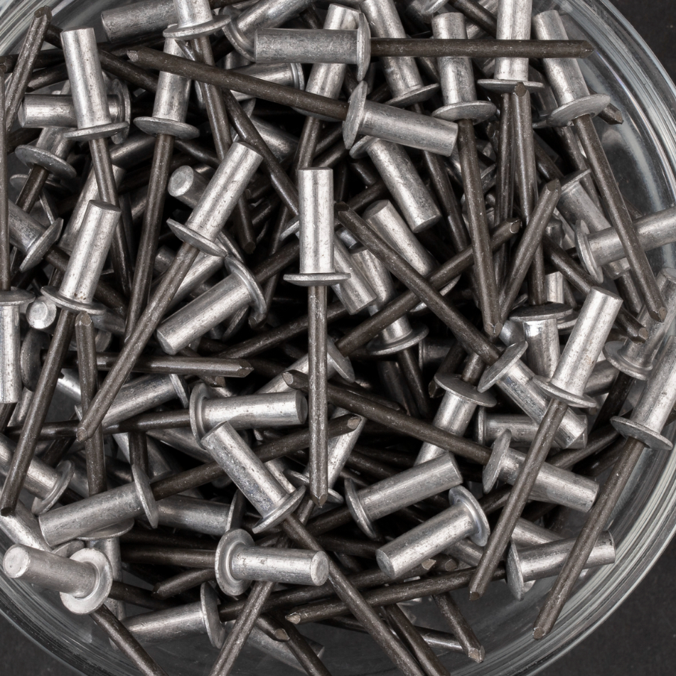 250 rivets étanches à aluminium/acier à tête plate à Ø4,8x14mm - SCELL-IT - WAD4814