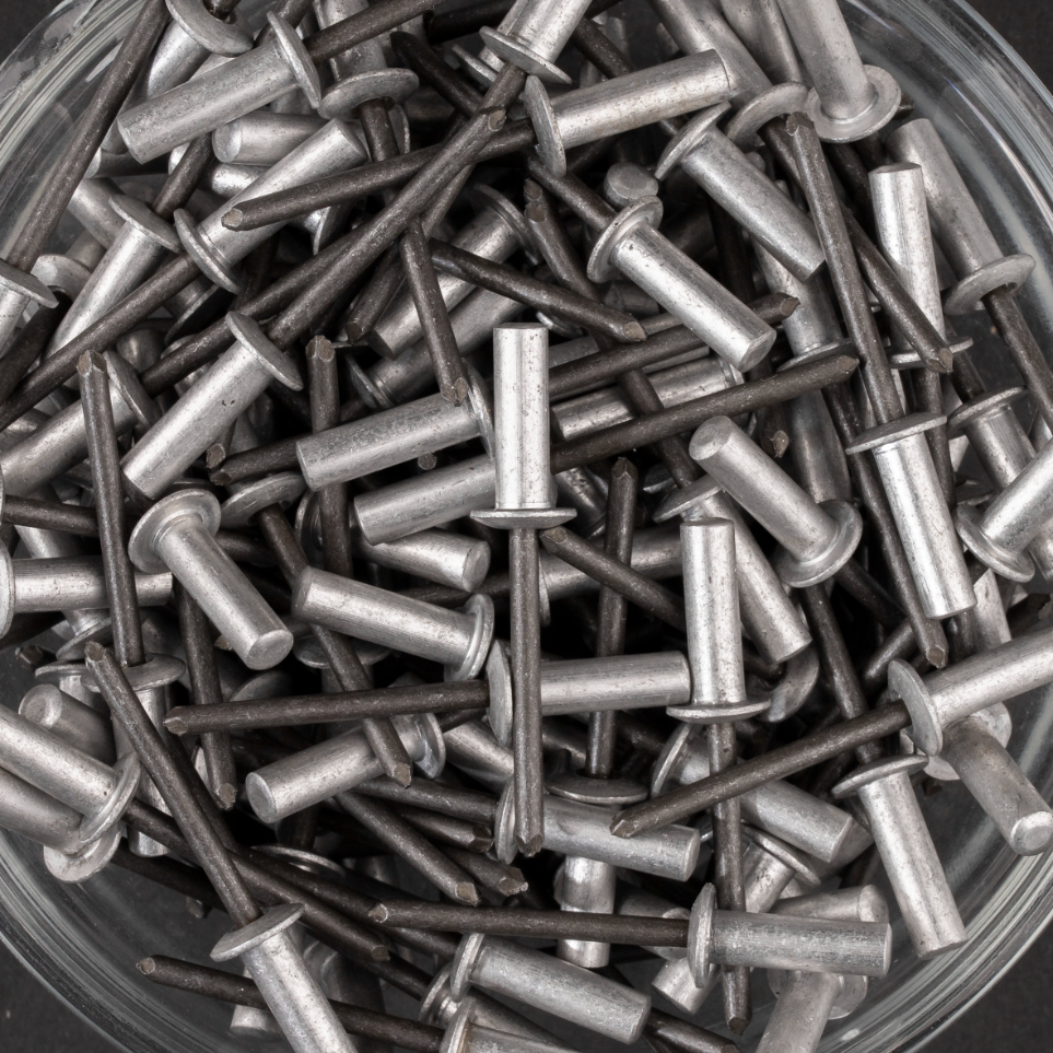 250 rivets étanches à aluminium/acier à tête plate à Ø4,8x16mm - SCELL-IT - WAD4816