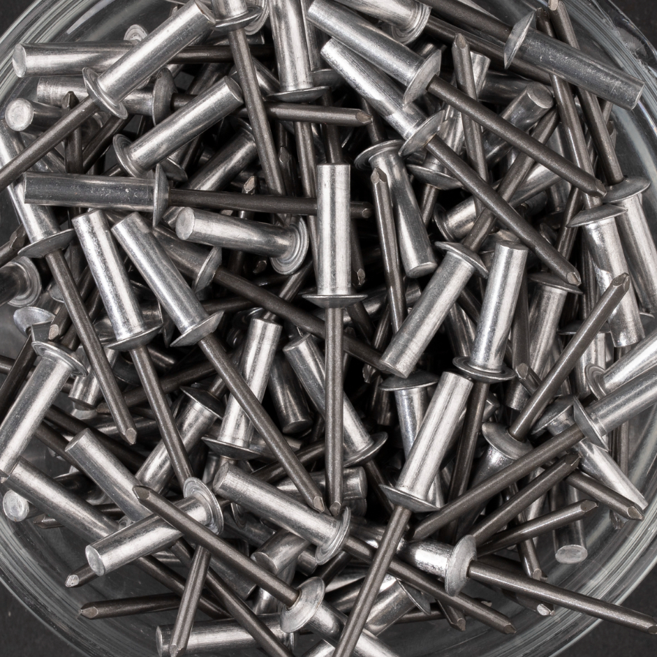 250 rivets étanches à aluminium/acier à tête plate à Ø4,8x18mm - SCELL-IT - WAD4818