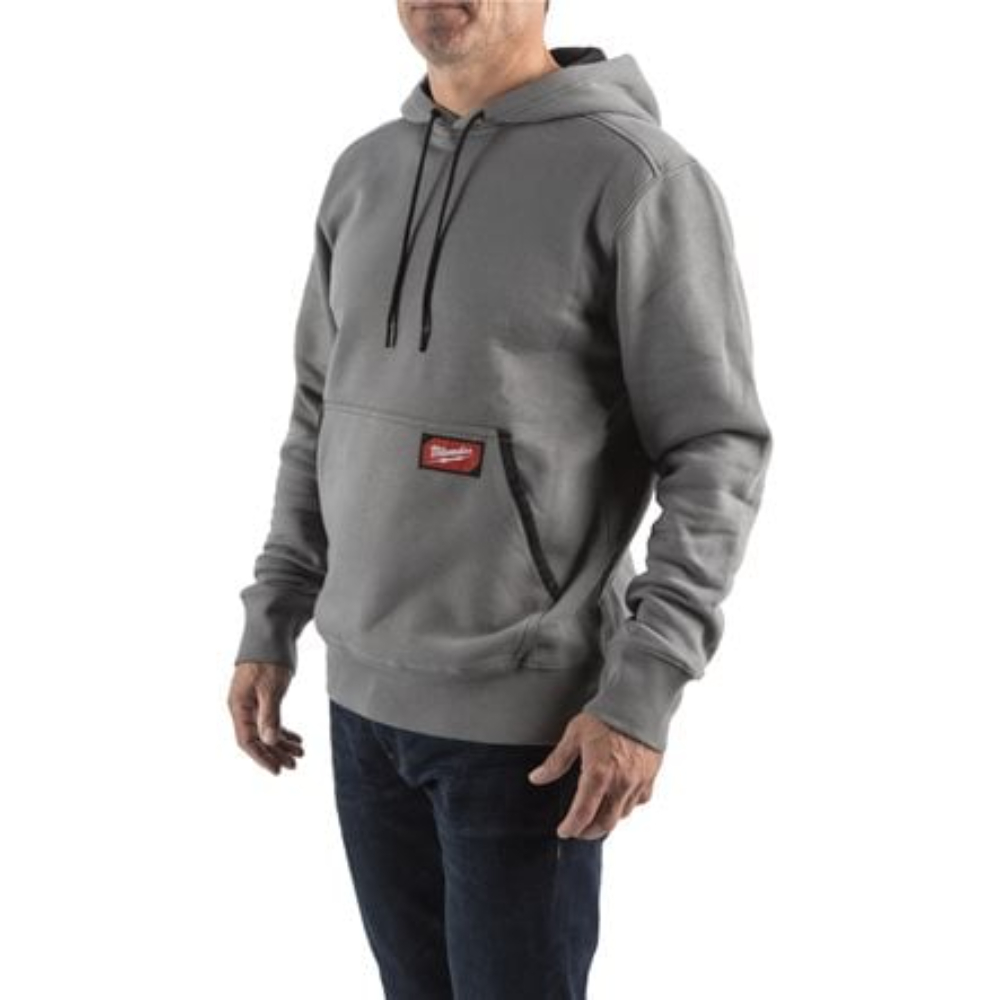 SWEAT MID À CAPUCHE GRIS - TAILLE (S) - Blister MILWAUKEE EPI - 4932493121