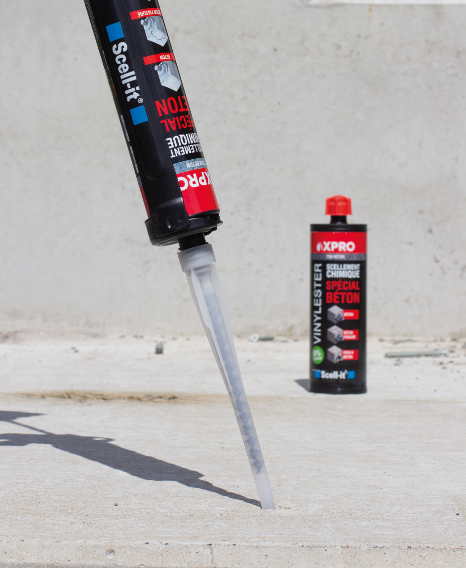 Scellement chimique 100% certifié - SCELL-IT - X-PRO160