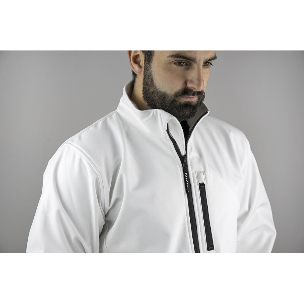 Softshell zippée AZURITE BLANC - LMA LEBEURRE - 2306