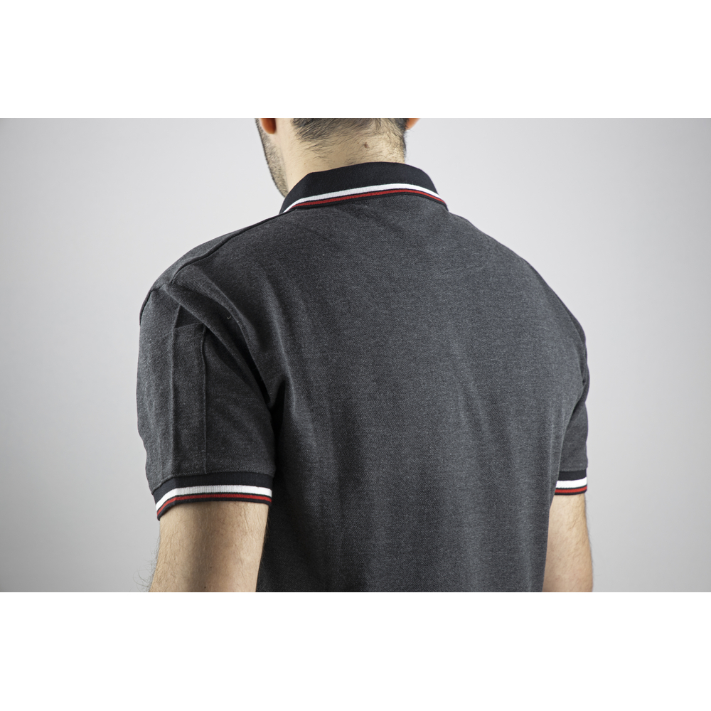 Polo maille pique MC LORD GRIS FONCÉ - LMA LEBEURRE - 9285