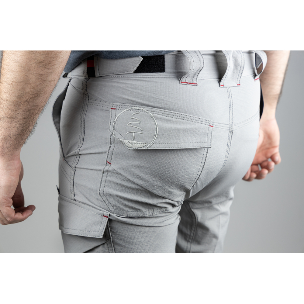 Bermuda stretch 4 WAY homme MOLECULE GRIS SOFT - LMA LEBEURRE - 6151