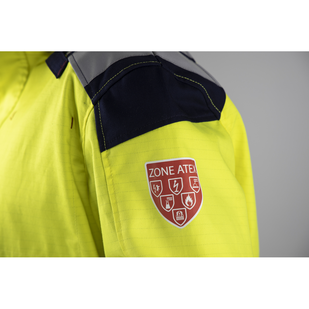 Veste KRYPTON JAUNE MARINE - RISK E3 HV - LMA LEBEURRE - 2229