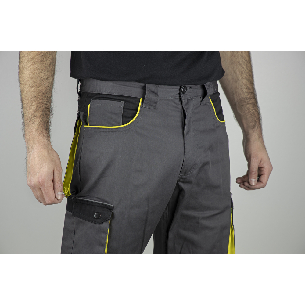 Pantalon tricolore Dynamics SECHOIR GRIS NOIR JAUNE - LMA LEBEURRE - 1258