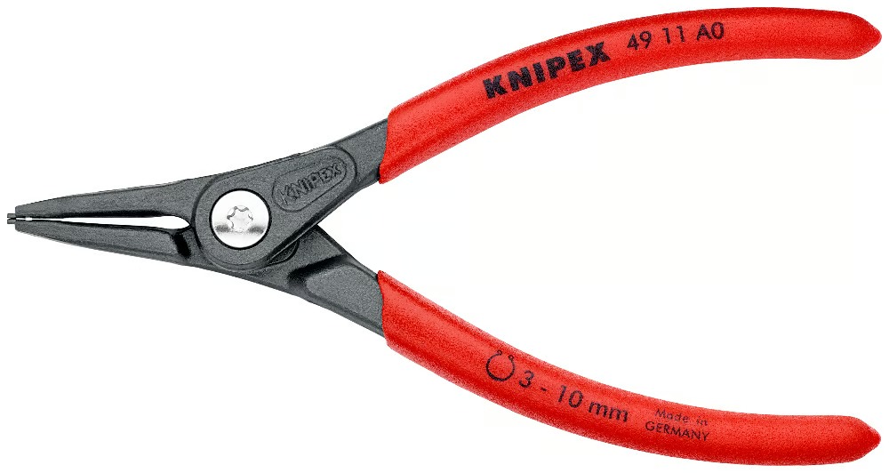 Pince de précision pour circlips extérieurs droit - KNIPEX - 49 11 A0 SB