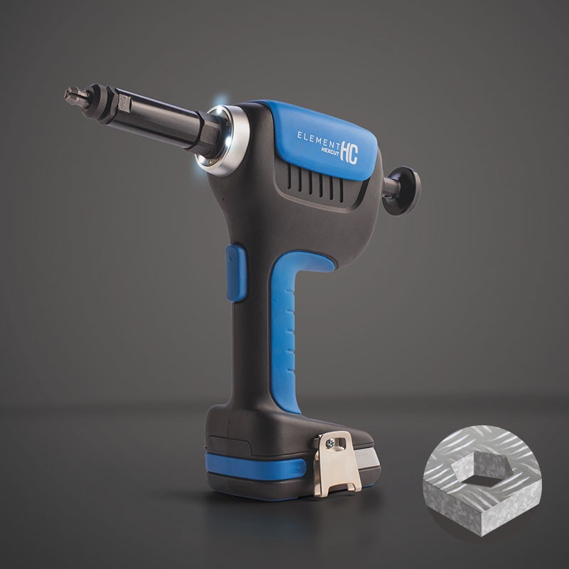 Poinçonneuse hexagonale SCELL-IT à batterie M5-M8 EHC2XBAT