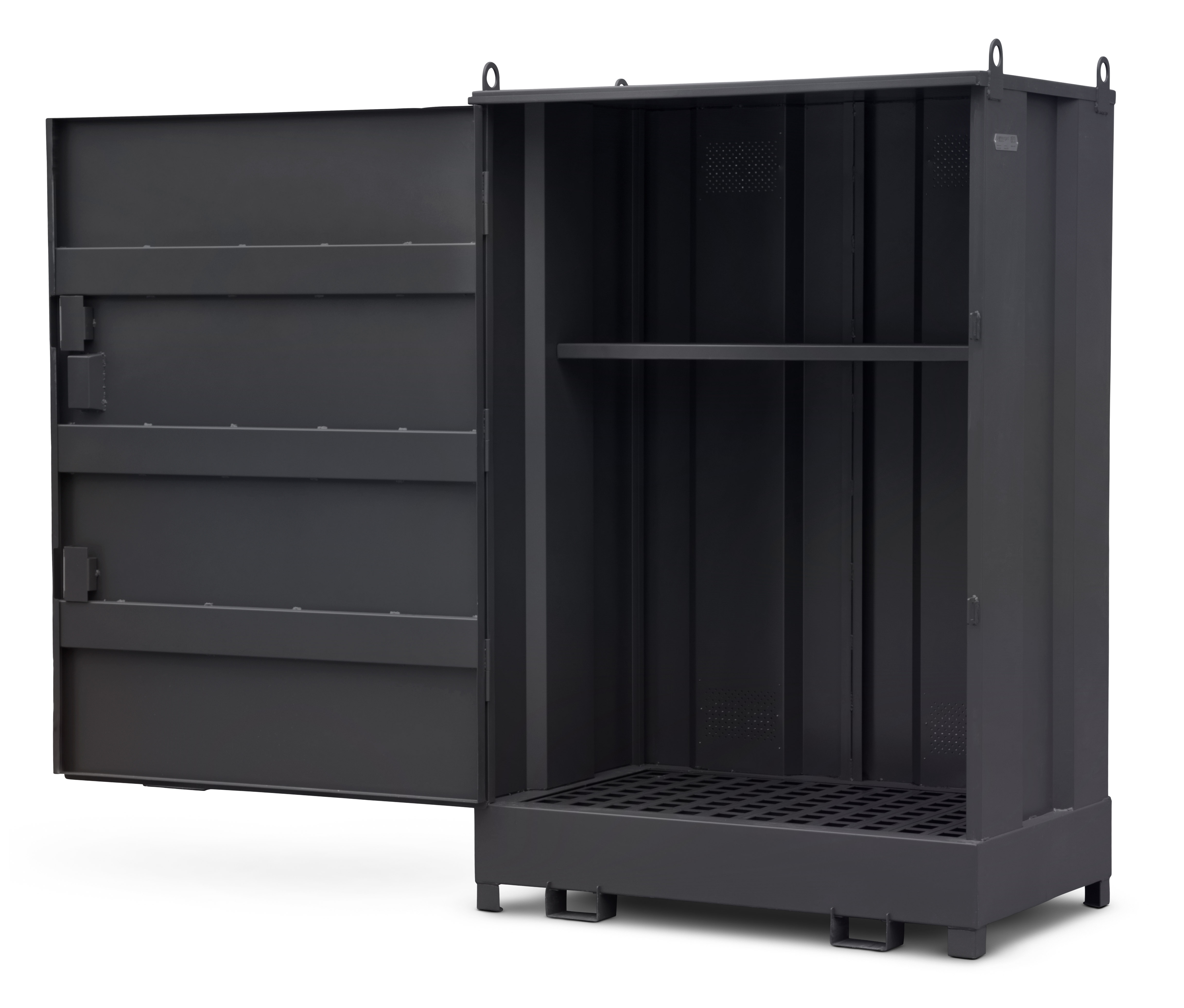 Armoire 2 fûts avec étagère drumbank db2s 1410x930x2205 ARMORGARD - DB2S