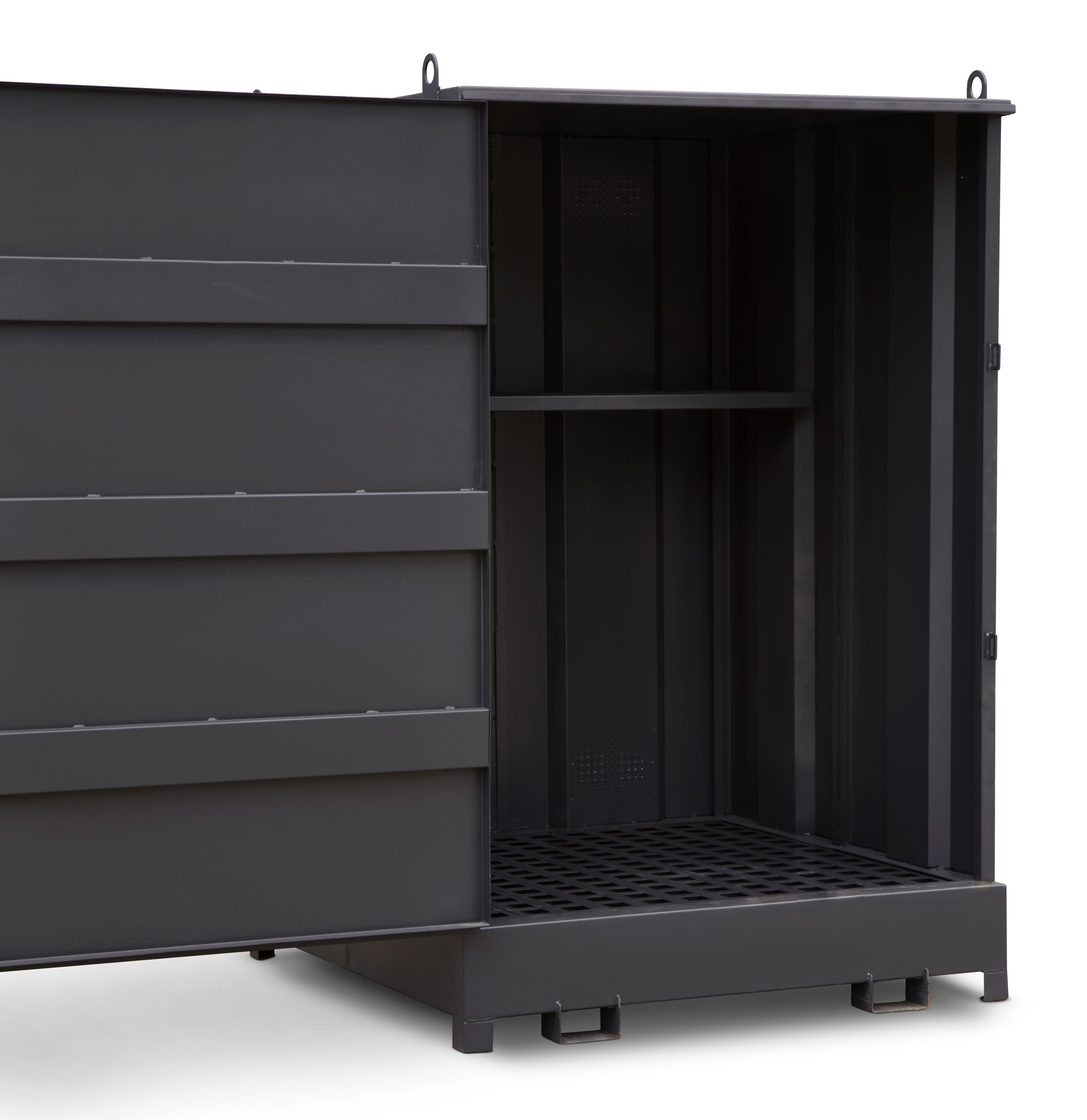 Armoire 4 fûts avec étagère drumbank db4s 1410x1430x2205 ARMORGARD - DB4S