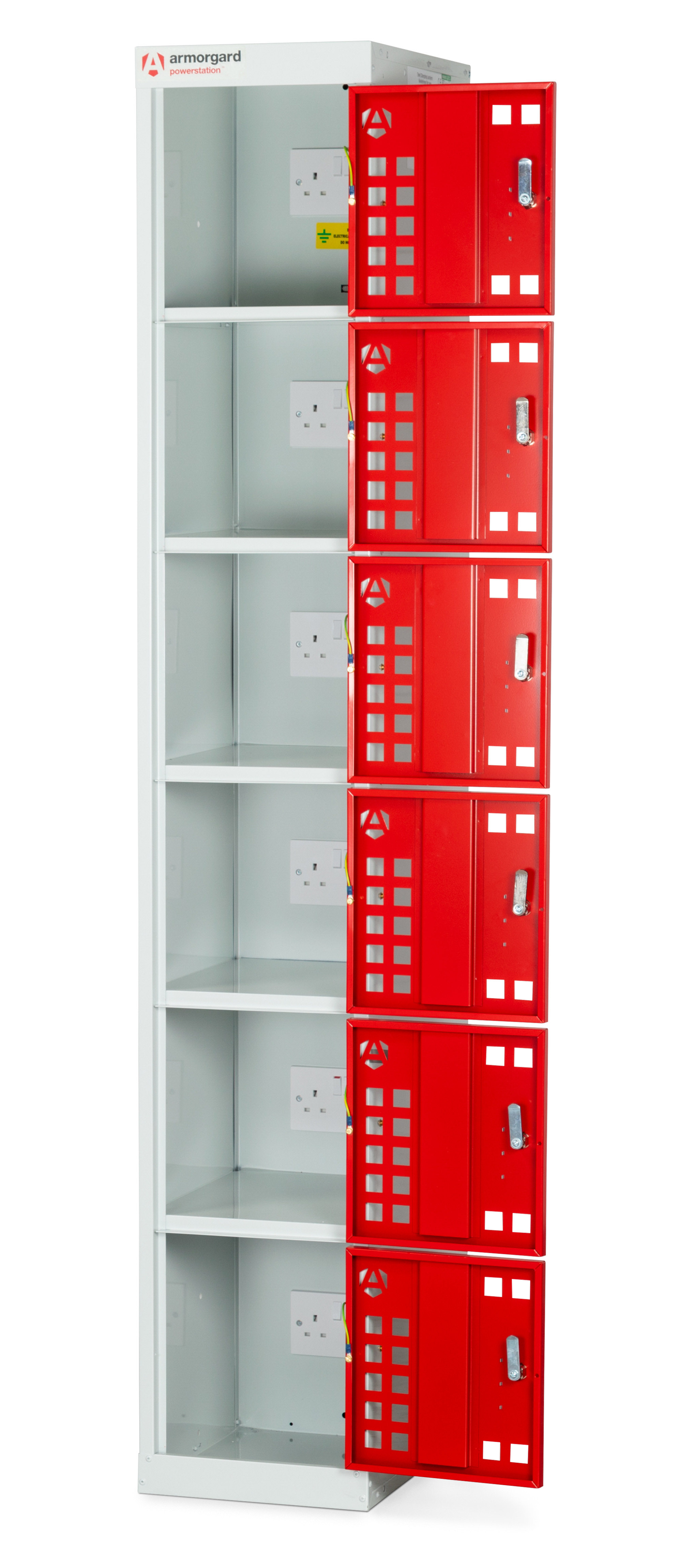 Borne de chargement pw6 powerstation 6 casiers - 300x450x1800ARMORGARD - PWS6