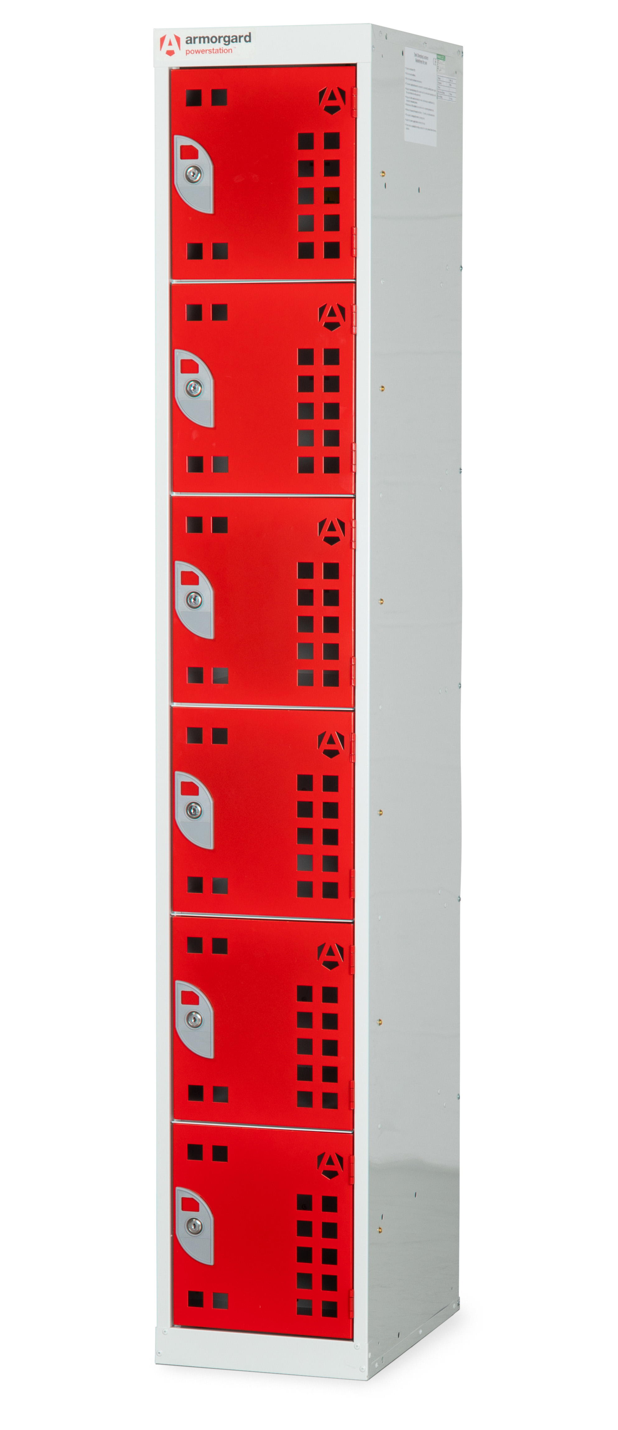 Borne de chargement pw6 powerstation 6 casiers - 300x450x1800ARMORGARD - PWS6